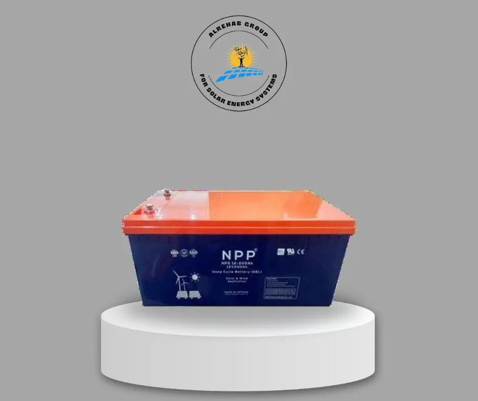 "بطارية NPP  12 V /200 A"