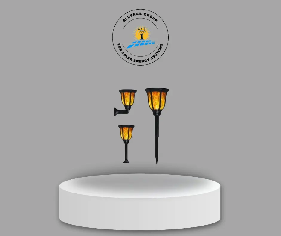 "Solar Garden Light وحدة انارة حدائق بالطاقة الشمسية  "حربة قائم 2 وات RGB